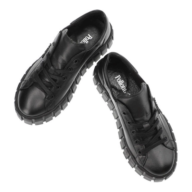 Tenisky Pollonus - 5-1578-003 Czarny Lico