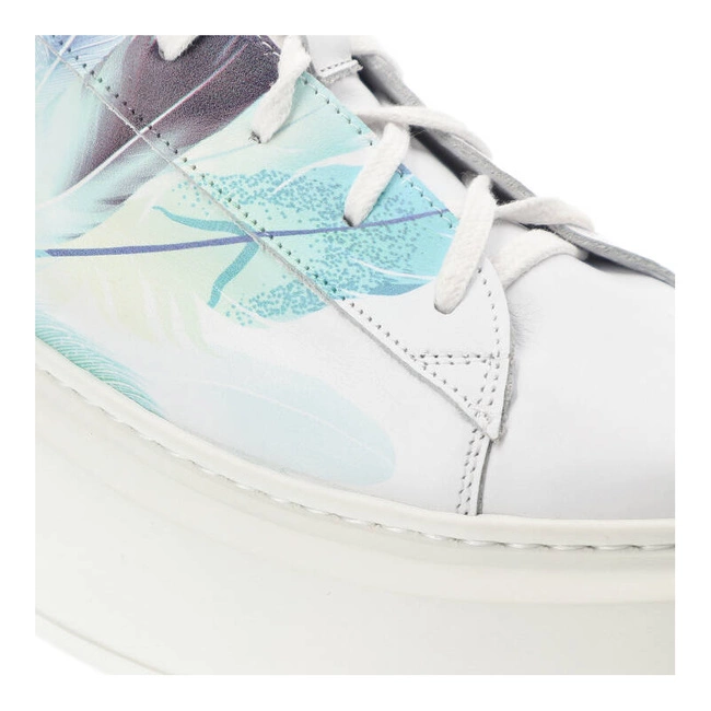 Tenisky Armodo - 024/ML 10 Biały/Pióra