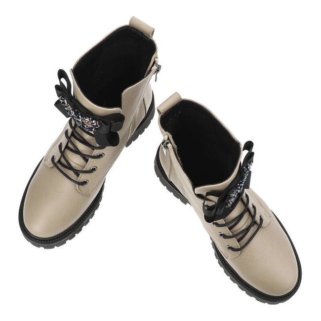 Členkové Topánky Karino - 4914/022-F Beż/Lico