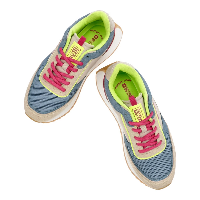 Tenisky Big Star - NN274692 Beż/Niebieski