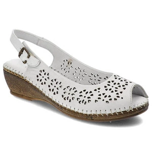 Sandále Lanqier - 38C295 Biały White