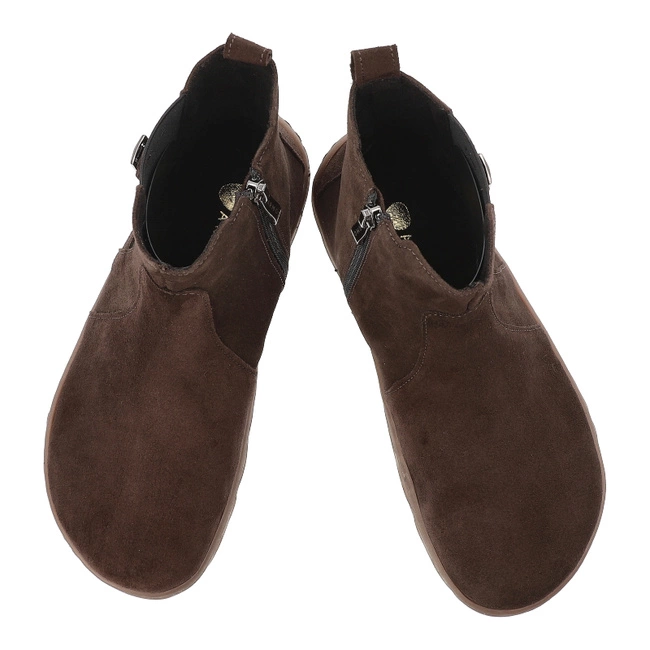 Členkové Topánky Barefoot ARMODO - 30074 W.Czekolada+Zł