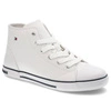 Plátenky Tommy Hilfiger - T3X4-32209-0890100-High Top Lace-Up Sneaker White 100