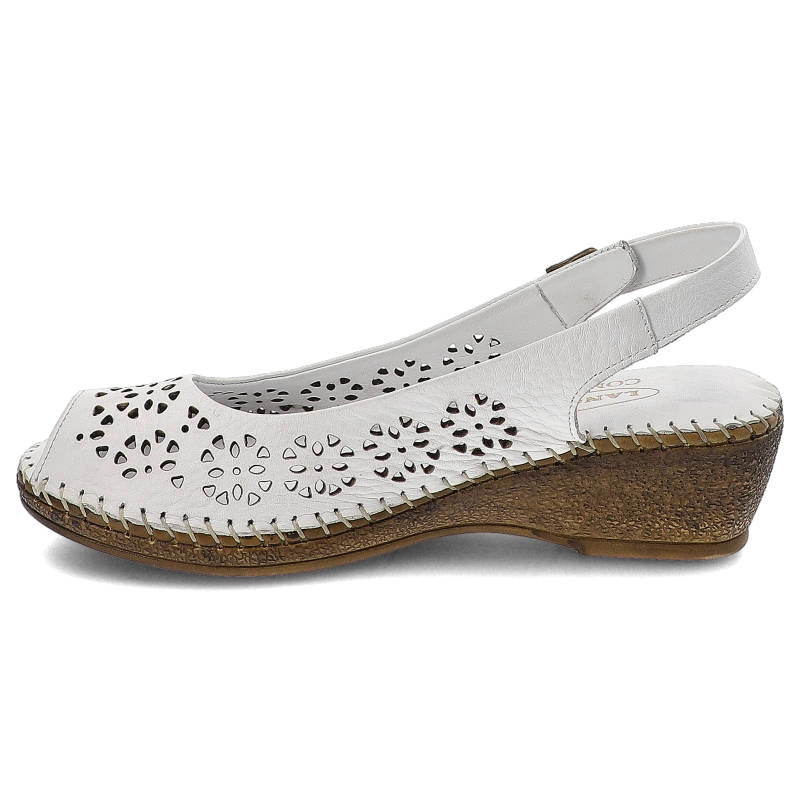 Sandále Lanqier - 38C295 Biały White