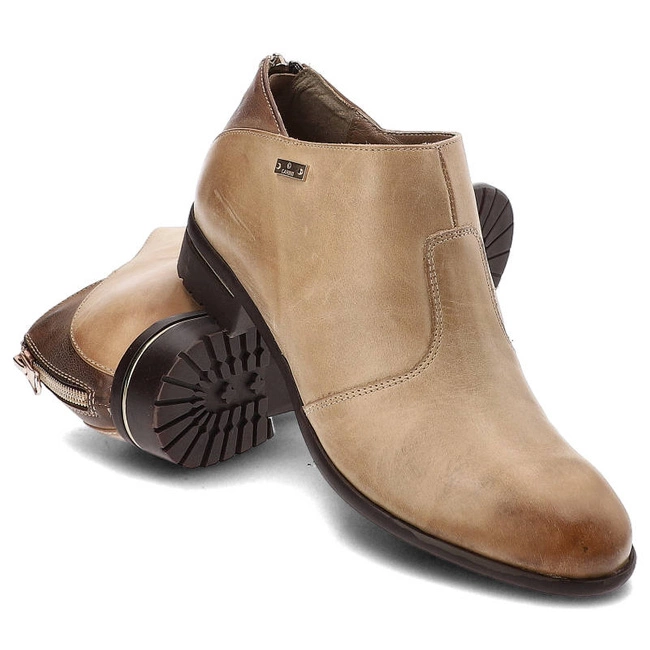 Poltopánky Carinii - B2139 Beżowy/Brązowy