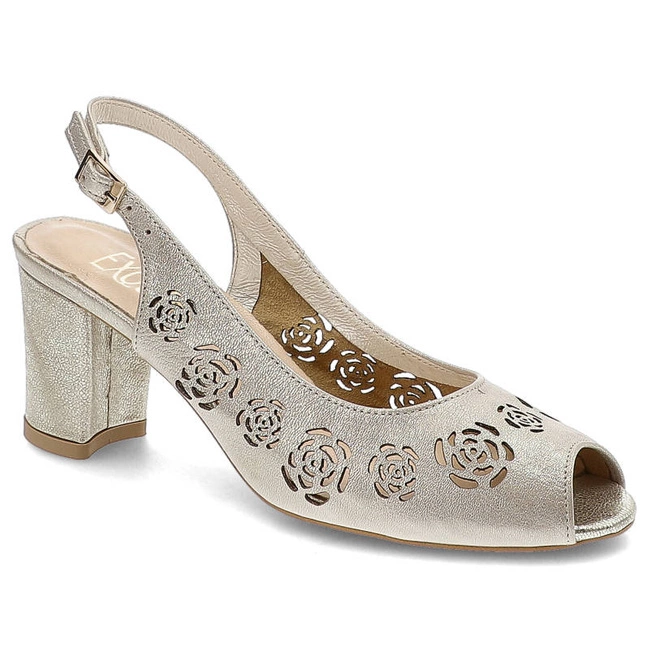 Sandále Exquisite - 1050 Grid Złoty