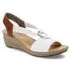 Sandále Rieker - 624H6-81 White Combination