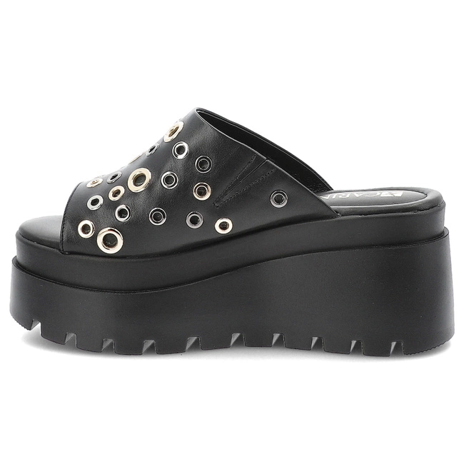 Šľapky CARINII - B10061_-E50-000-000-G06 Czarny