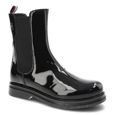 Členkové Topánky Tommy Hilfiger - T4A5-32408-0775999-Chelsea Boot Black 999