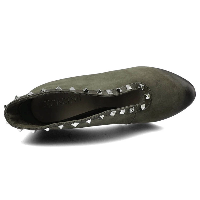 Členkové Topánky Carinii - B3897_-I43-I45-000-A92 Zielony