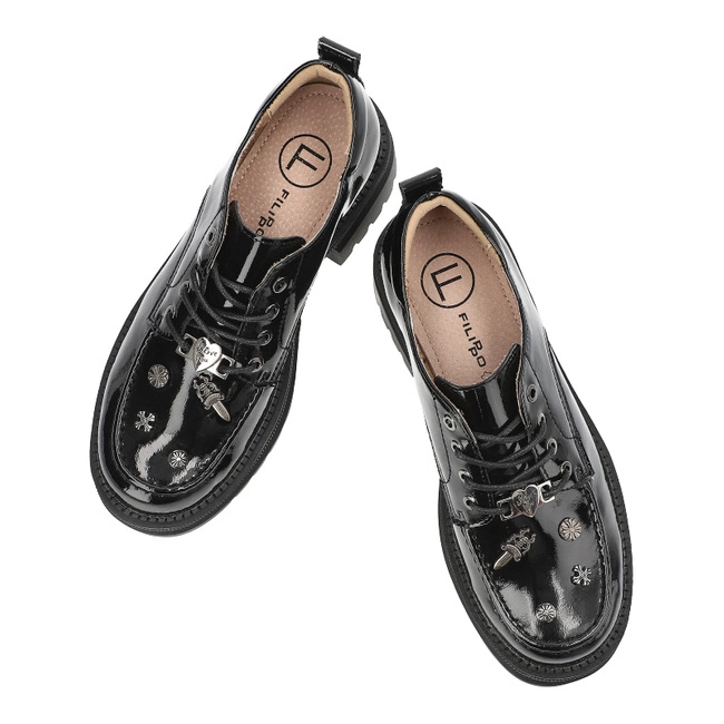 Poltopánky Filippo - DP6459/24 BK L Czarny Lakier