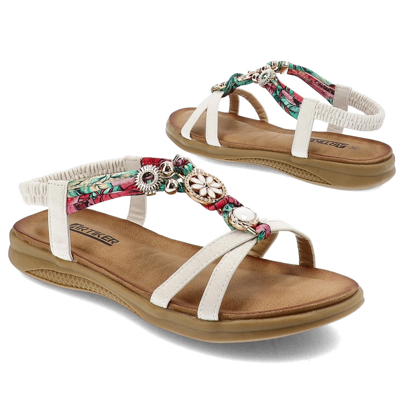 Sandále Artiker - 54C1325 Multi Biały