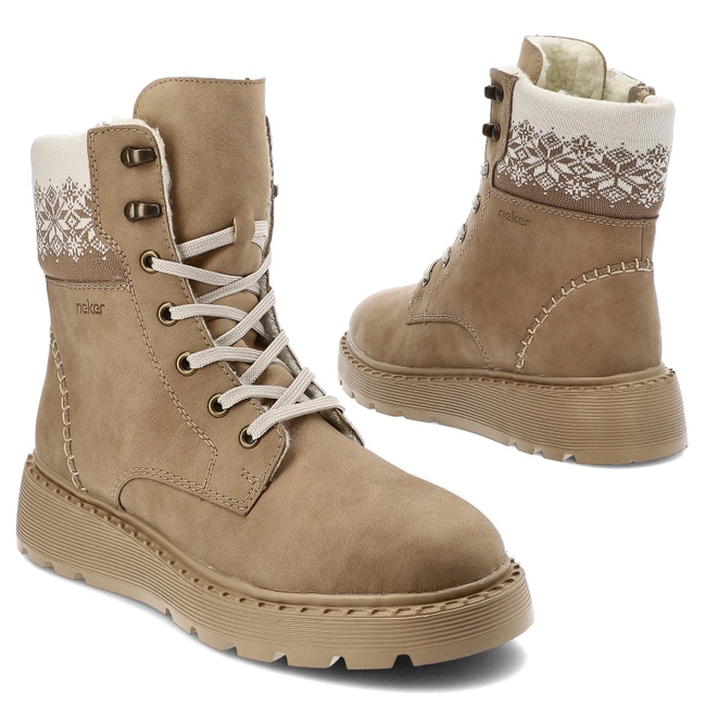 Členkové Topánky Rieker - 70403-20 Beige