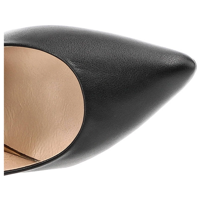 Lodičky Damiss - DS-531/1/A Czarne Lico/Złoto