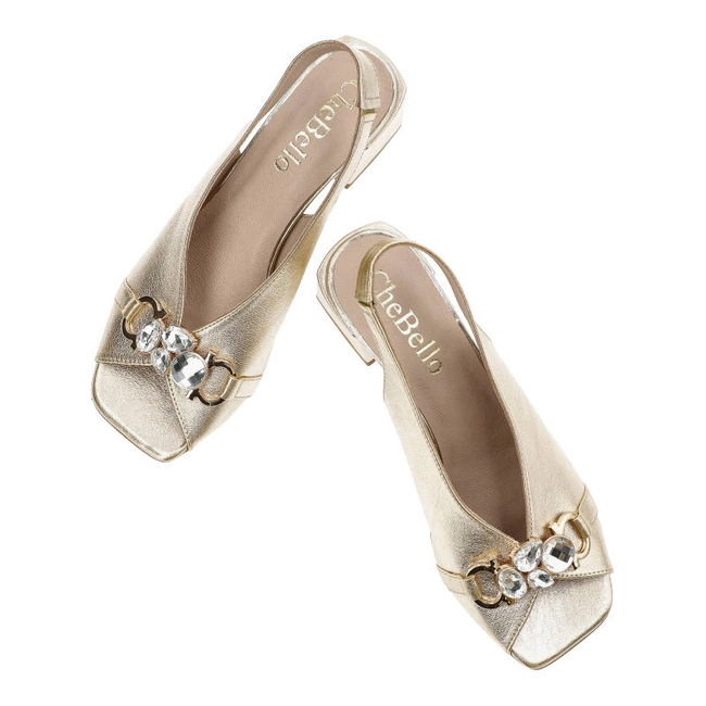 Sandále Chebello - 4089_-067-000-PSK-S182 Złoty