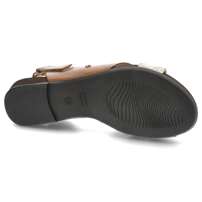 Sandále Armodo - 40141 Bf.Brąz+Bari Zł.