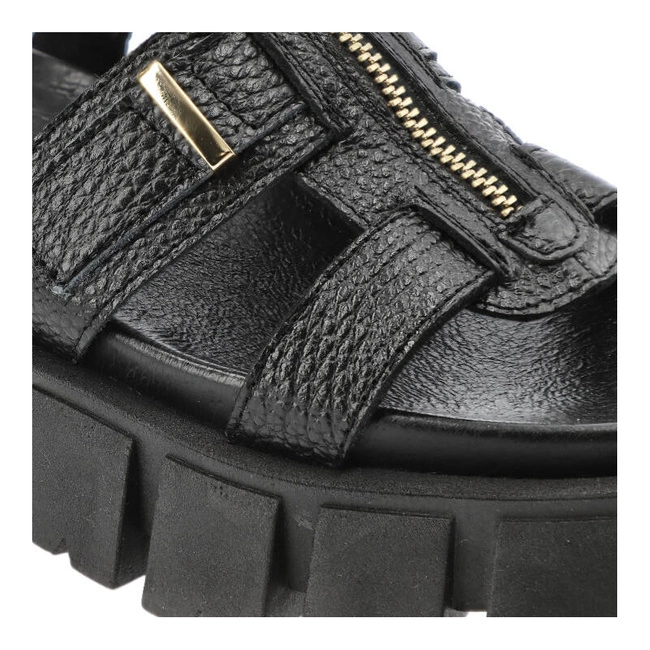 Sandále Carinii - B9332_-J23-000-000-G02 Czarny