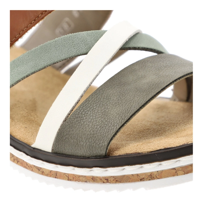 Šľapky RIEKER - V3652-91 Multi