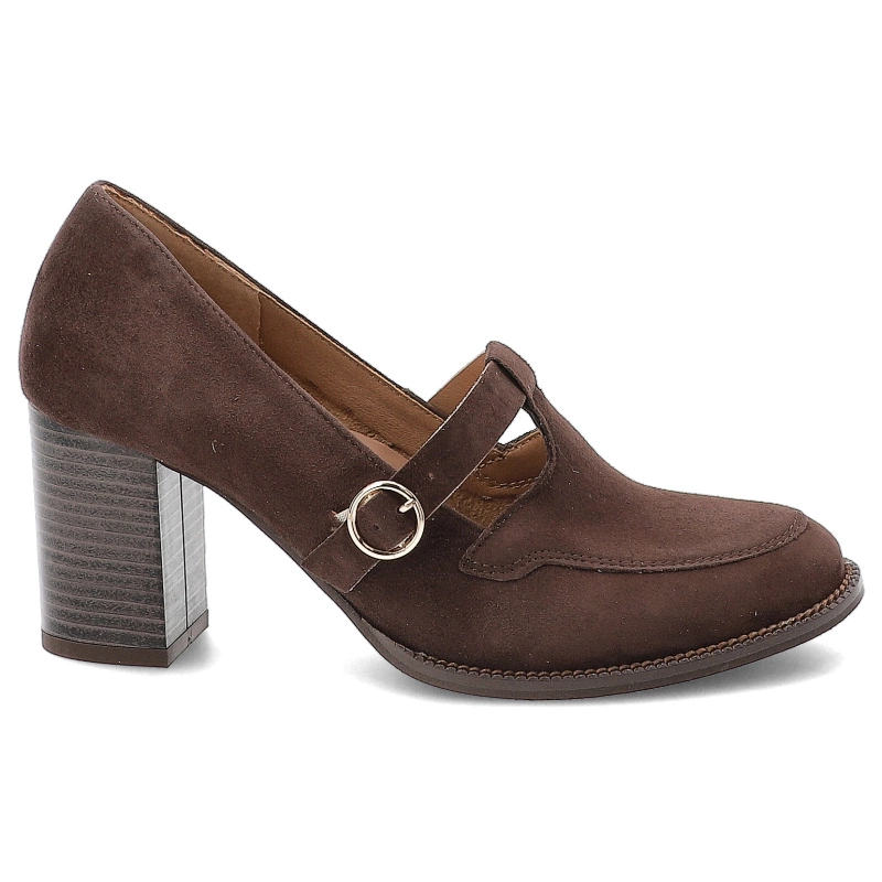 Poltopánky ARMODO - 1662 Brąz Zamsz