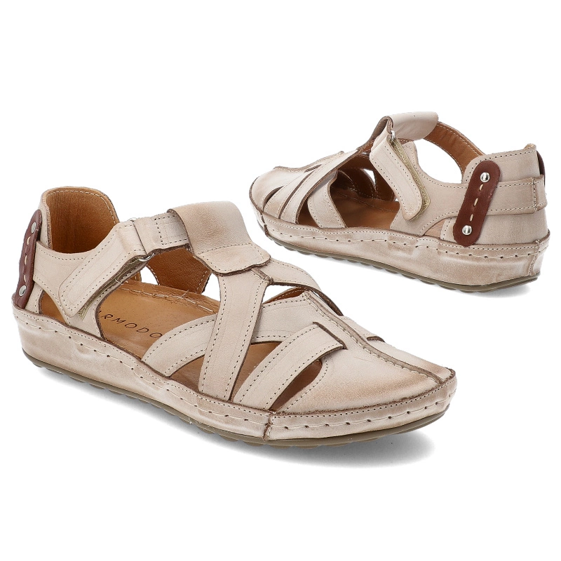 Sandále ARMODO - 74 Beż 211