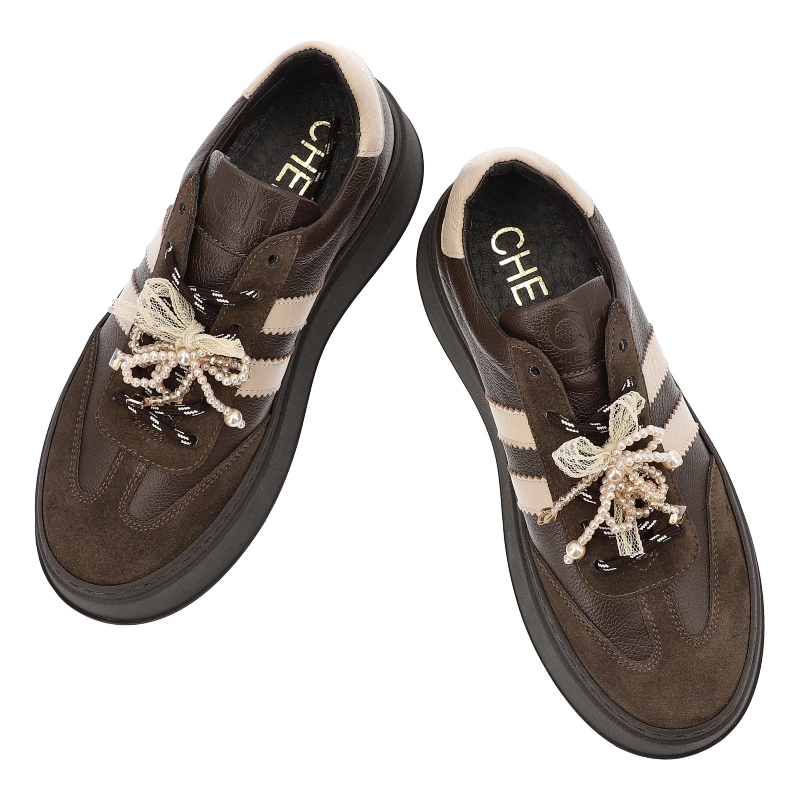 Tenisky CHEBELLO - 4805_-268-507-PSK-S251 Brąz