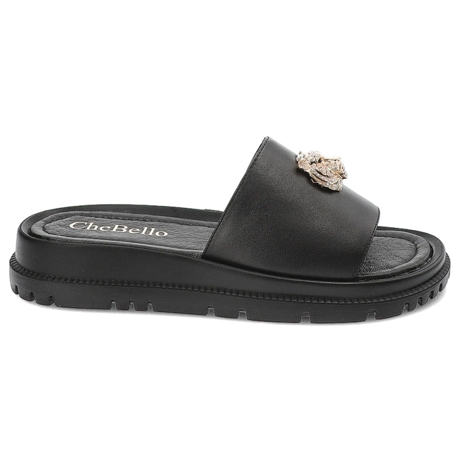 Šľapky Chebello - 4450_-002-000-PSK-S337 Czarny