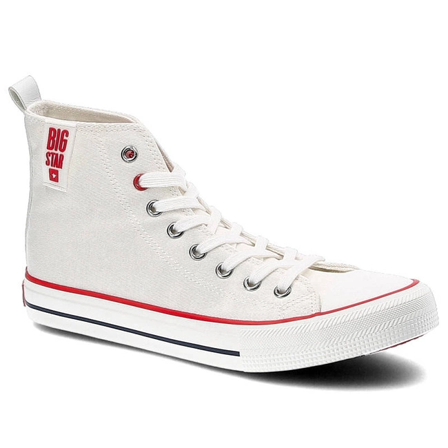 Plátenky Big Star - JJ274127 Biały/Czerwony