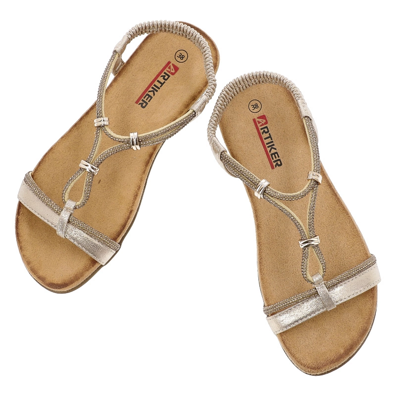 Sandále ARTIKER - 56C1309 Gold