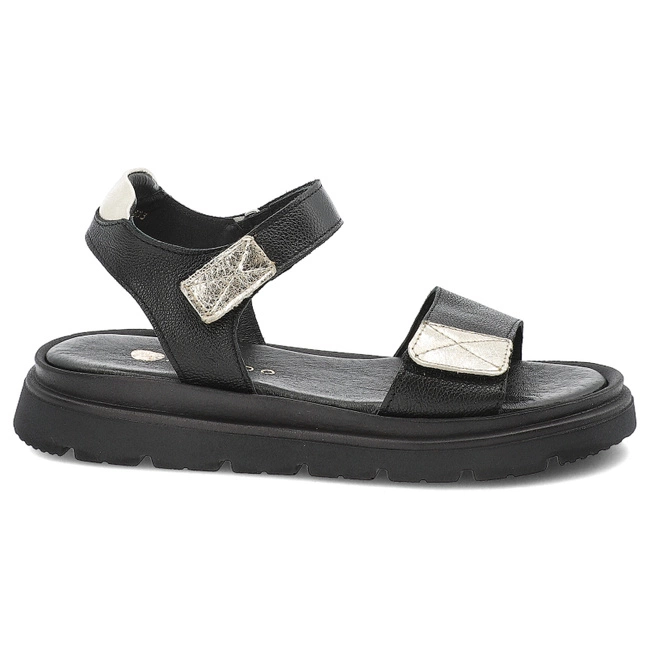 Sandále ARMODO - 40443 V.Czarny/Kryształ Złoto