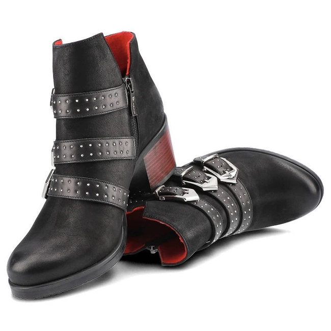 Členkové Topánky Carinii - B4502_-360-E50-POL-861 Czarny