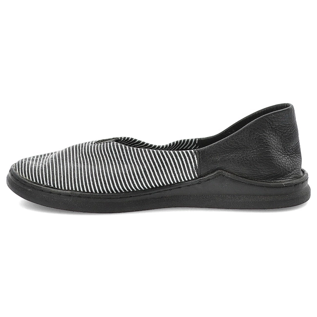 Poltopánky MACIEJKA - 04078-01/00-0 Czarny/Kreski