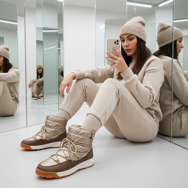 Snehule Big Star - KK274276 Złoty