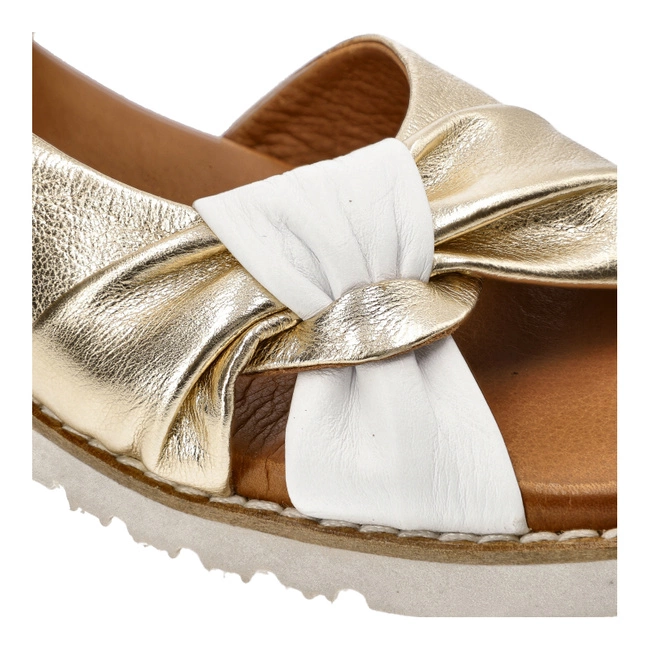 Sandále Artiker - 52C0846 Złoty/Biały