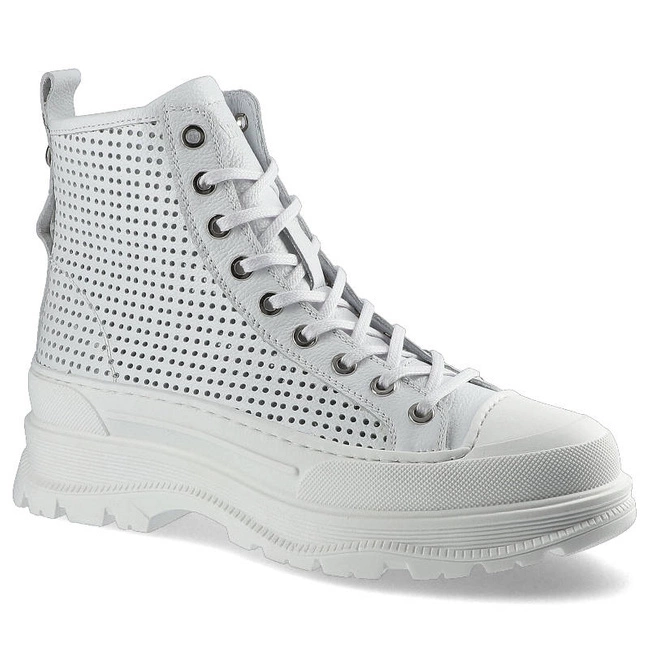 Členkové Topánky Carinii - B7318_-I81-000-000-E53 Biały