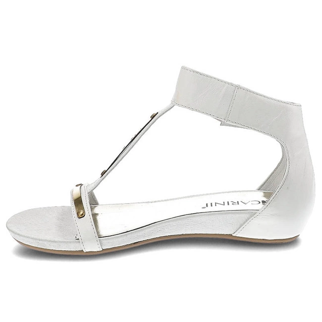 Sandále Carinii - B2202 _-B03-000-000-904 Nappa Brasile Bianco