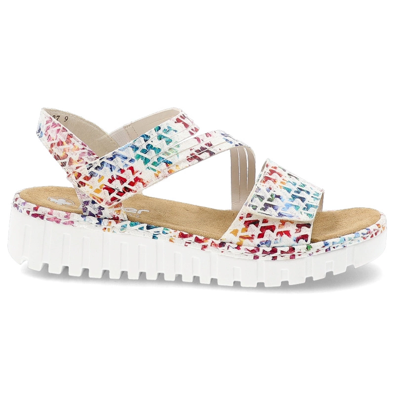 Sandále RIEKER - V1364-90 Multi