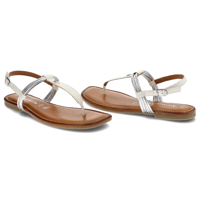 Sandále Tamaris - 1-28133-28 171 White/Silver