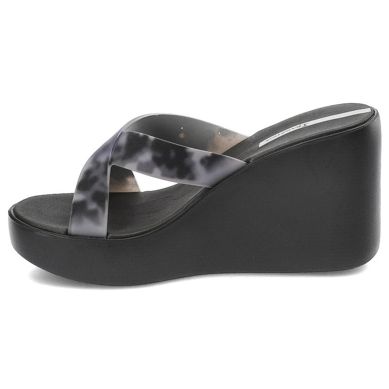 Šľapky Ipanema - 83520 High Fashion Slide Fem AQ406 Black/Grey