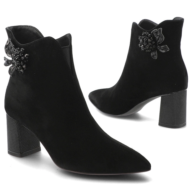 Členkové Topánky S.BARSKI - CR52-686 Black