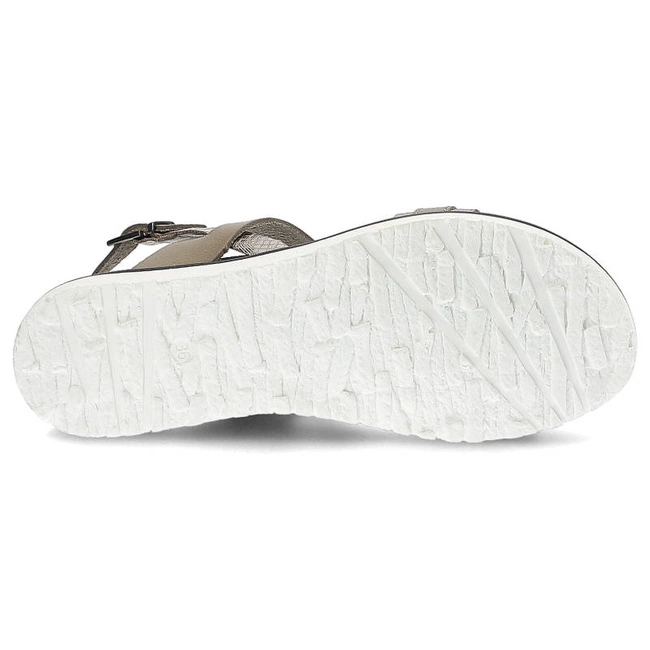 Sandále Lemar - 40105 Bf.Szary/Moro Metalowy Szary