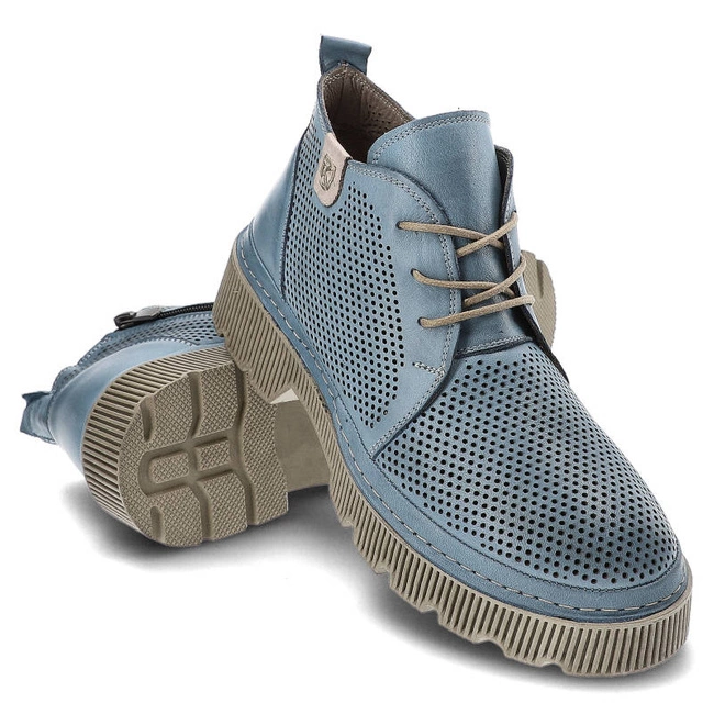 Členkové Topánky Artiker - 52C0622 Niebieski