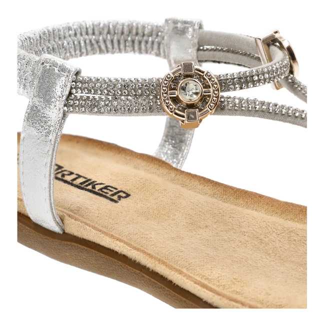 Sandále Artiker - 54C1321 Srebrny