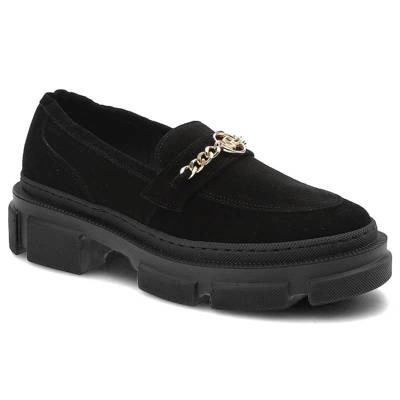 Poltopánky Karino - 4370/003-P Czarny/Welur