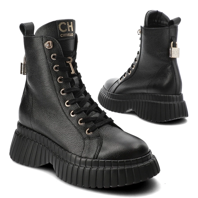 Členkové Topánky Chebello - 4517_-161-000-MIC-S346 Czarny