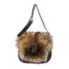 Kabelka Luka-Pelli - T028-4 Z Naturalnym Futrem Z Jenota