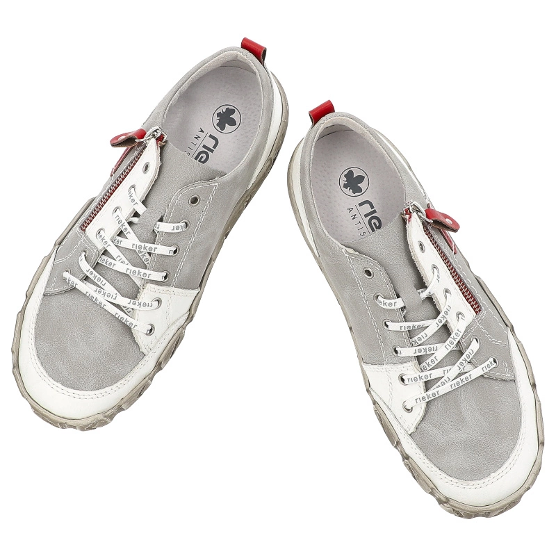 Poltopánky RIEKER - L0302-40 Grey Combination