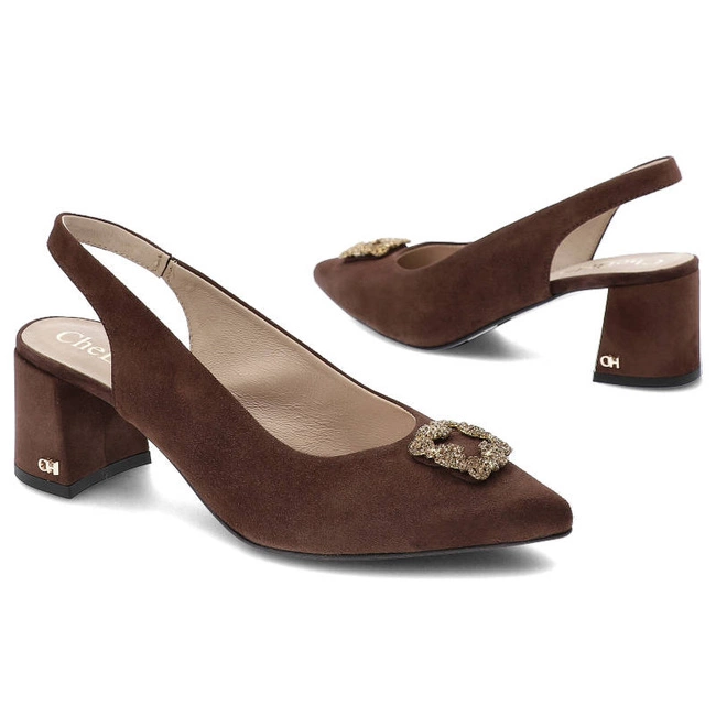 Sandále Chebello - 4006_-458-000-PSK-S75 Brąz Czekolada