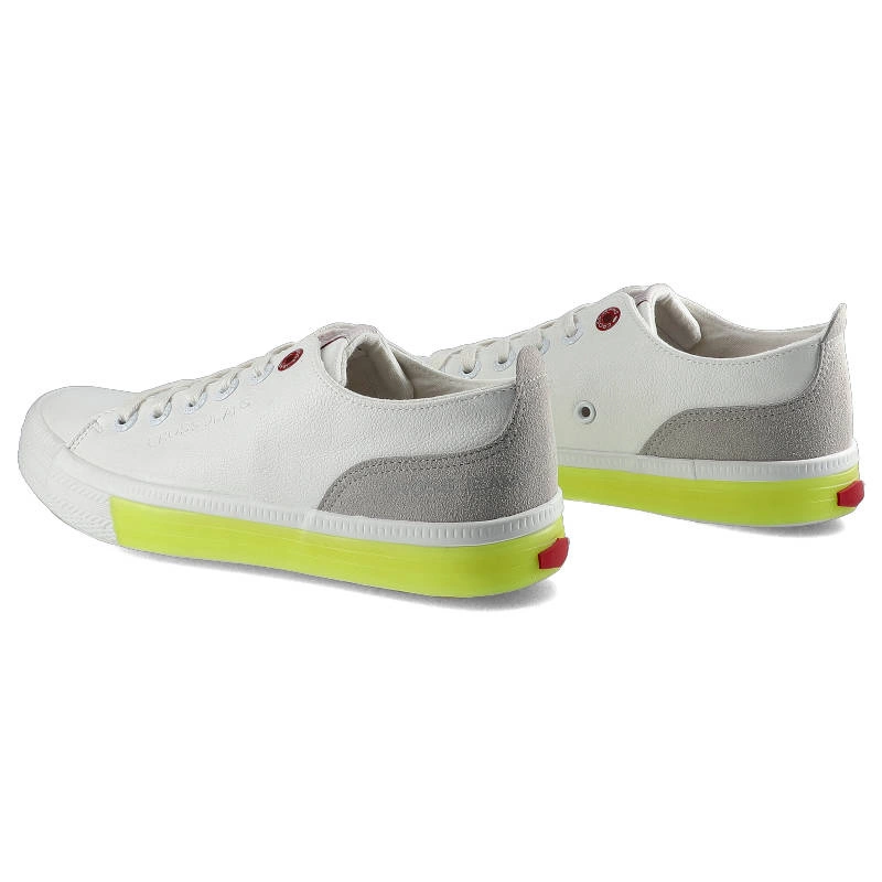 Plátenky Cross Jeans - FF2R4042C Biały/Żółty