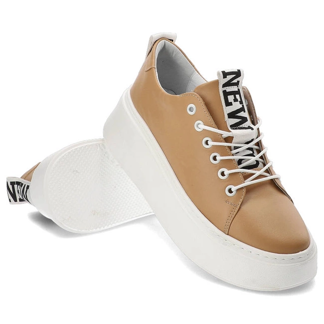 Tenisky Damiss - DS-665 Camel/Biały