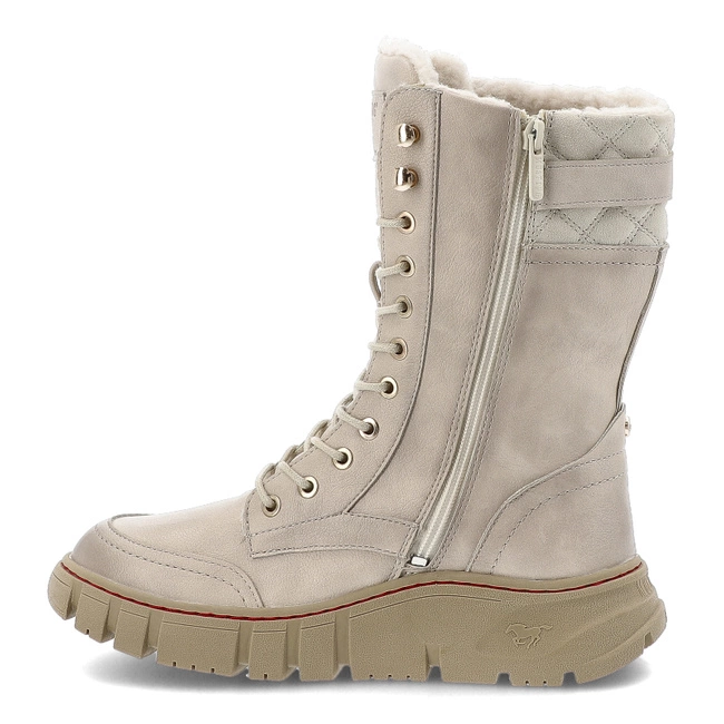 Členkové Topánky Mustang - 1499-605-243 Ivory